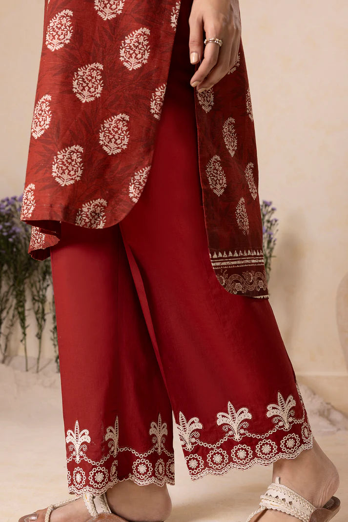 Zellbury | Unstitched 2 Pc Printed Embroidered Khaddar Collection