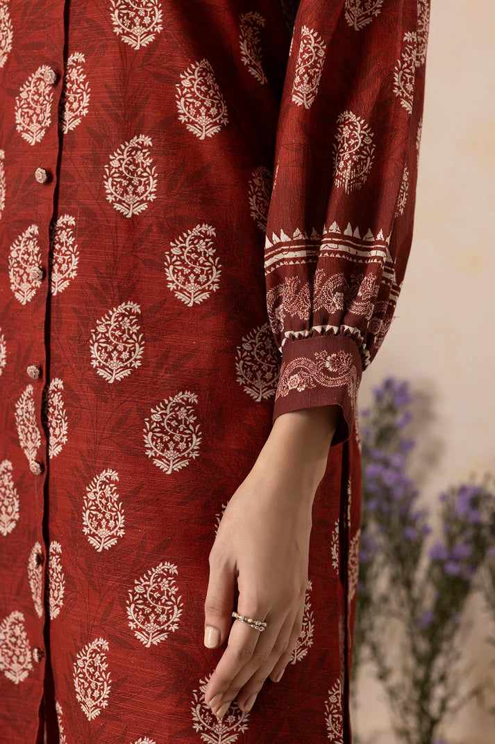 Zellbury | Unstitched 2 Pc Printed Embroidered Khaddar Collection