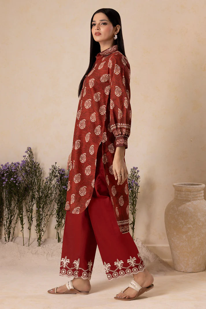 Zellbury | Unstitched 2 Pc Printed Embroidered Khaddar Collection