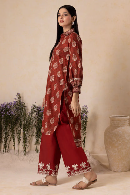 Zellbury | Unstitched 2 Pc Printed Embroidered Khaddar Collection
