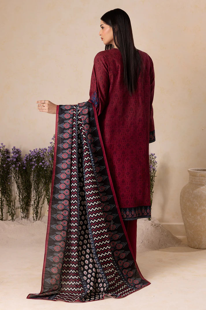 Zellbury | Unstitch 3 Pc Printed Embroidered Khaddar collection