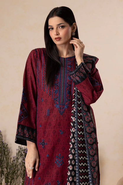 Zellbury | Unstitch 3 Pc Printed Embroidered Khaddar collection