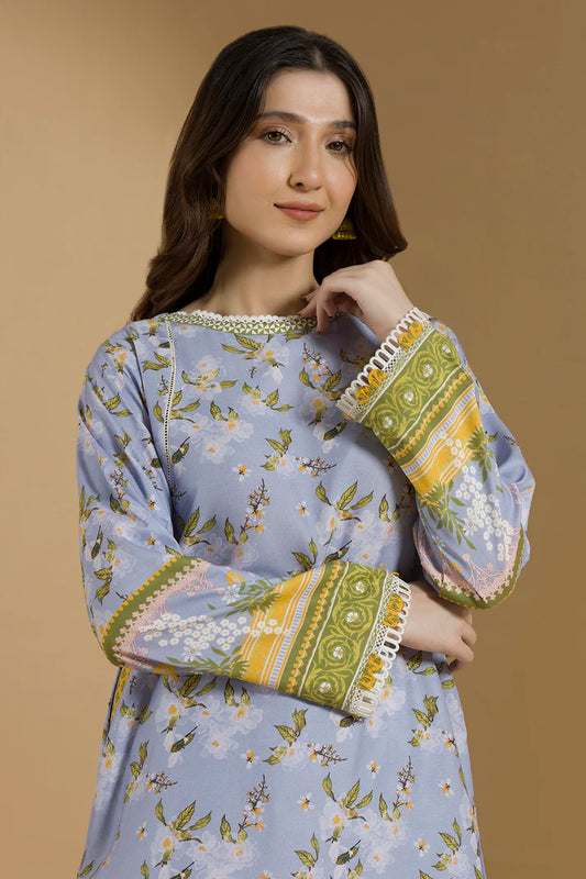 Zellbury | Unstitched 2-Piece Digital Printed Linen Collection