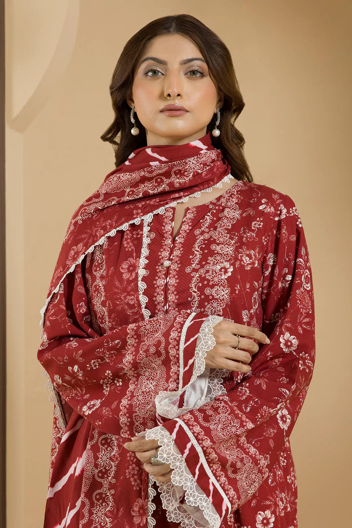 Zellbury | Unstitched 3 Pc Digital Printed Linen Collection