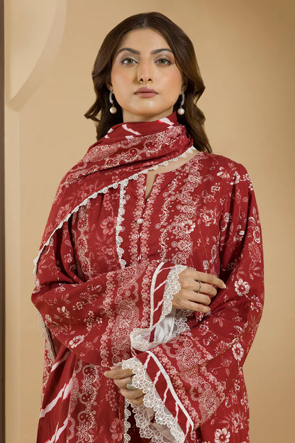 Zellbury | Unstitched 3 Pc Digital Printed Linen Collection