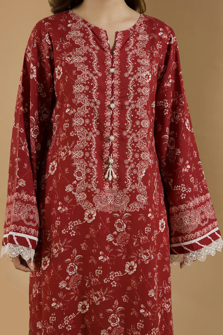 Zellbury | Unstitched 3 Pc Digital Printed Linen Collection