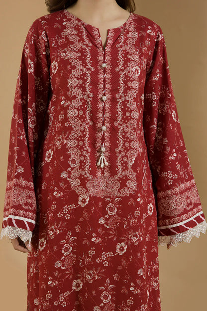 Zellbury | Unstitched 3 Pc Digital Printed Linen Collection