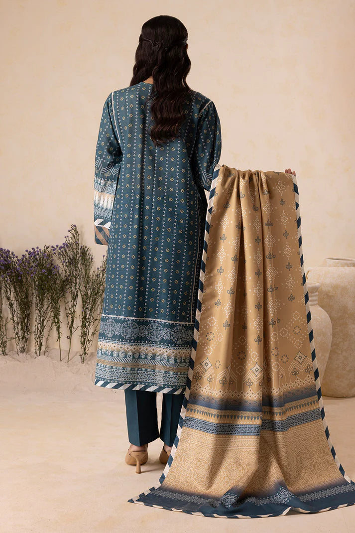 Zellbury | Unstitched 3 Pc Printed Printed Khaddar Collection