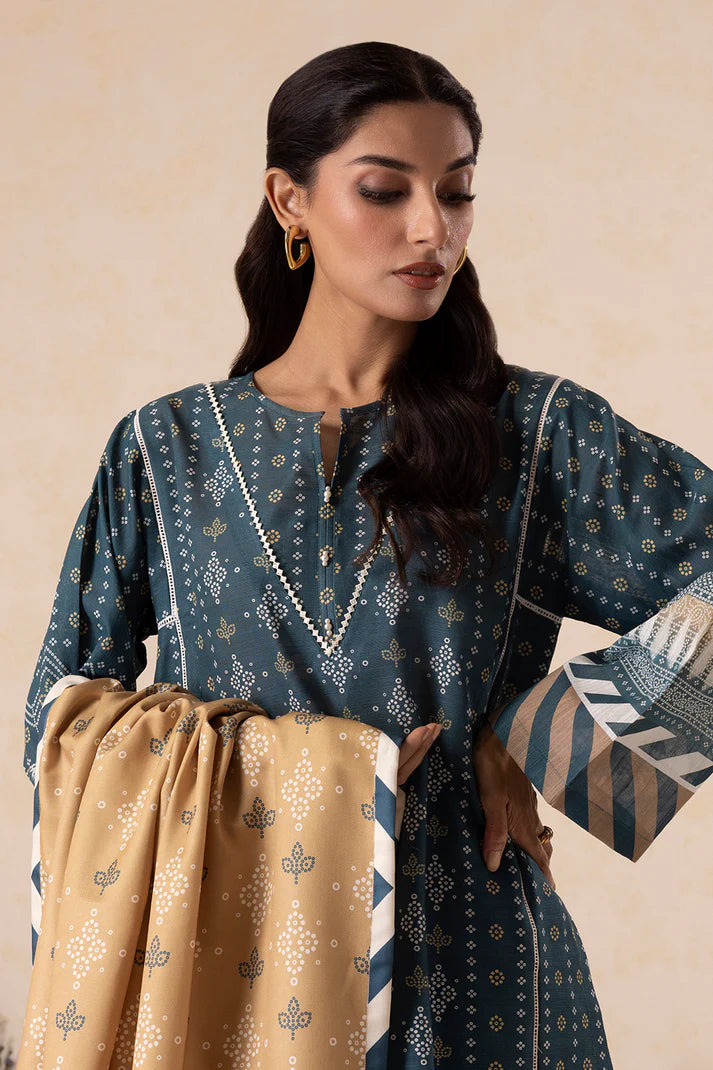 Zellbury | Unstitched 3 Pc Printed Printed Khaddar Collection