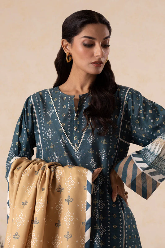 Zellbury | Unstitched 3 Pc Printed Printed Khaddar Collection