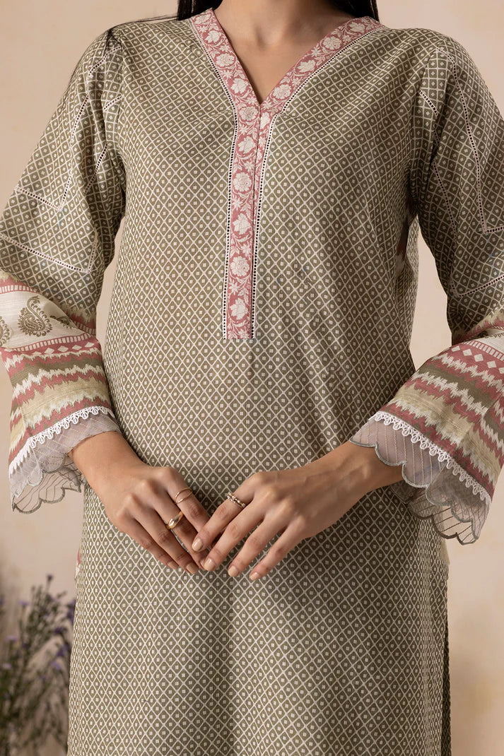 Zellbury | Unstitched 3 Pc Digital Printed Karandi Collection