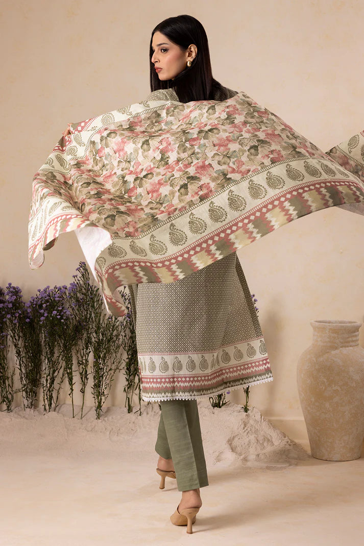 Zellbury | Unstitched 3 Pc Digital Printed Karandi Collection