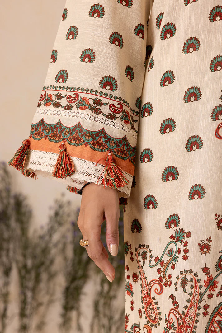 Zellbury | Unstitched 3 Pc Printed Printed Khaddar Collection