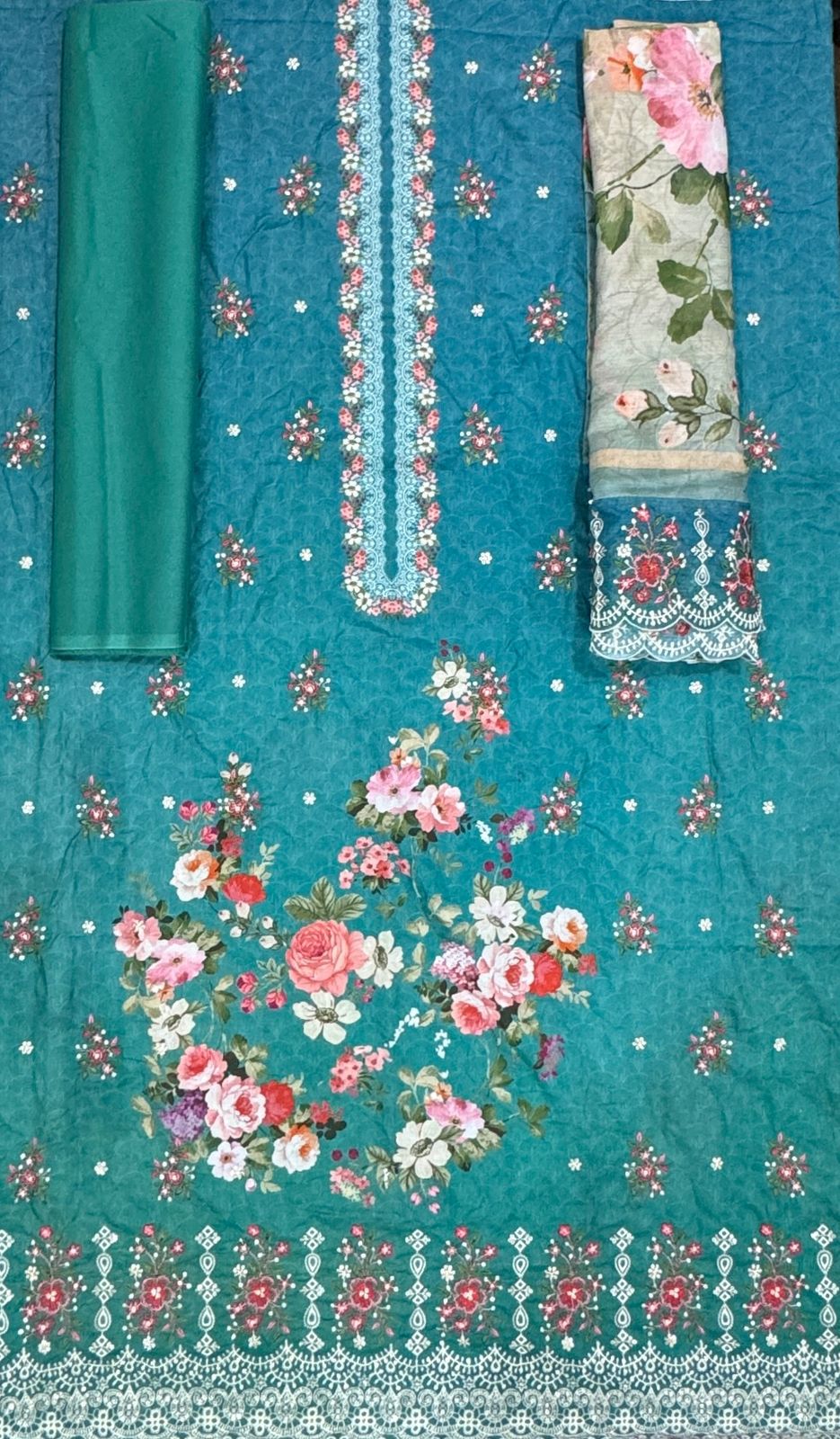 Bin Saeed | Unstitched Embroidered Lawn In Sale