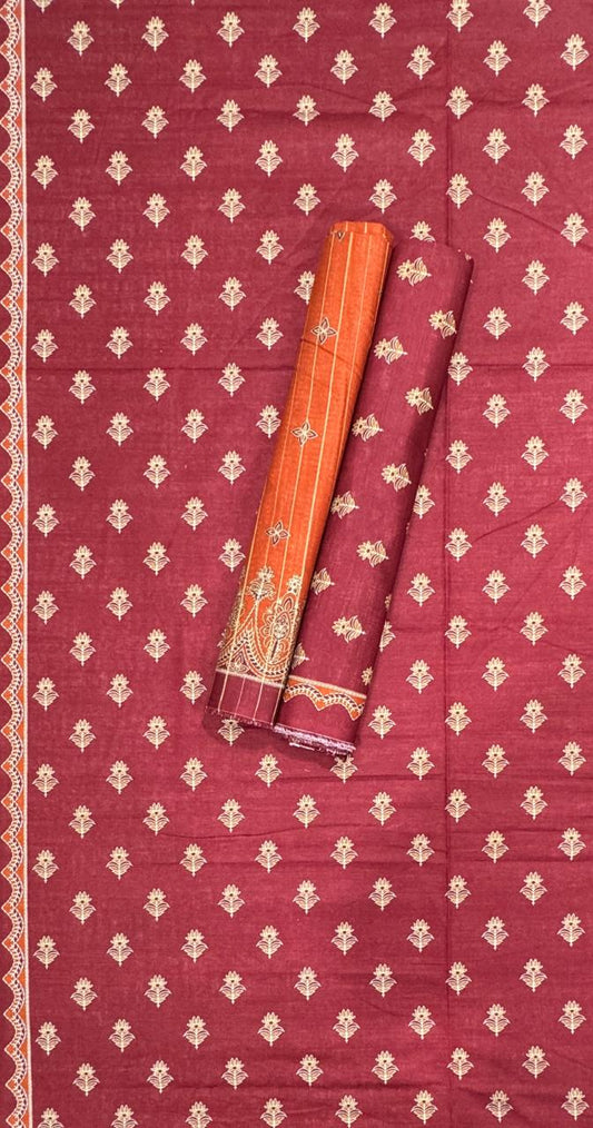 Bin Saeed | 3pc Unstitched Printed Khaddar Collection