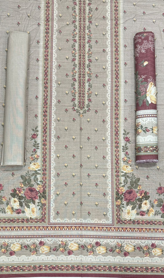 Bin Saeed | Unstitched 3PC Printed Khaddar Collection