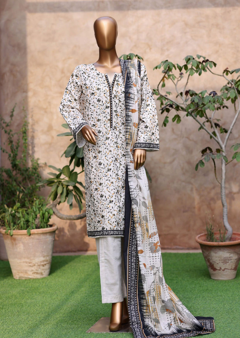 Bin Saeed | Stitched 3PC Printed Khaddar Collection