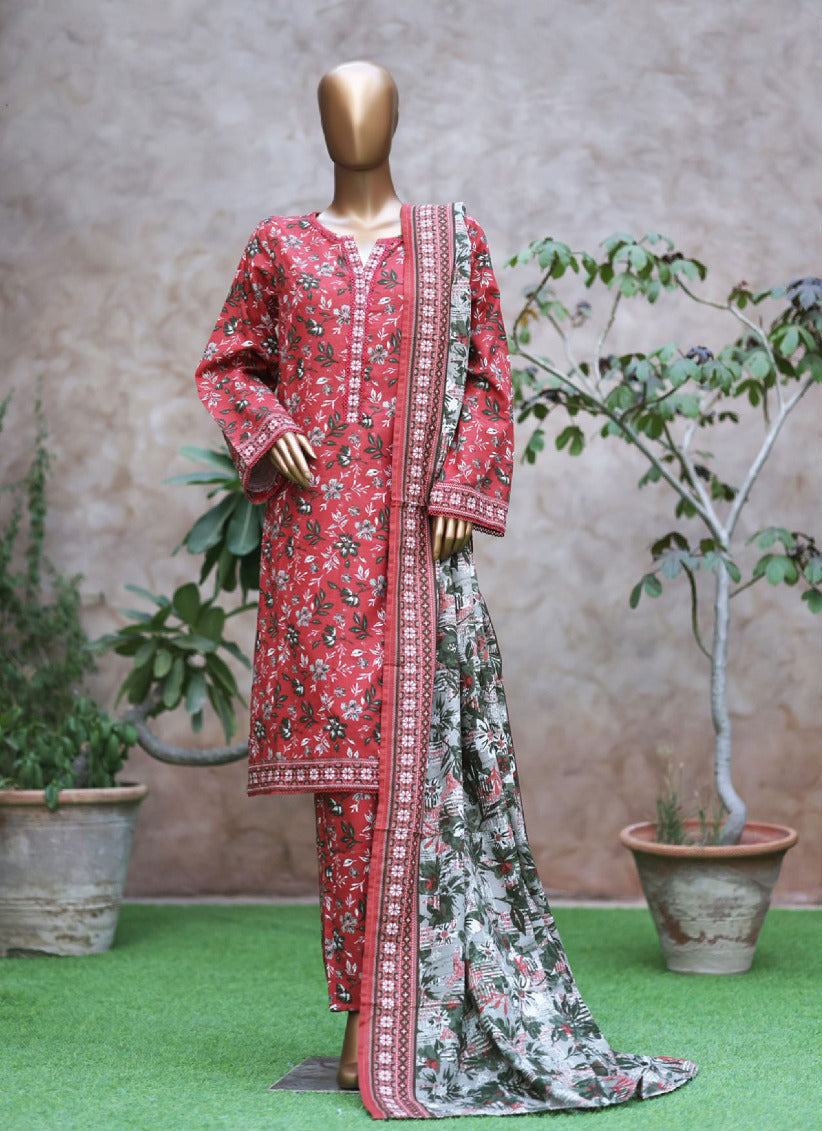 Bin Saeed | Stitched 3PC Printed Khaddar Collection