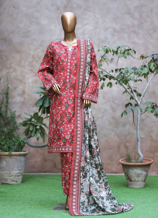 Bin Saeed | Stitched 3PC Printed Khaddar Collection