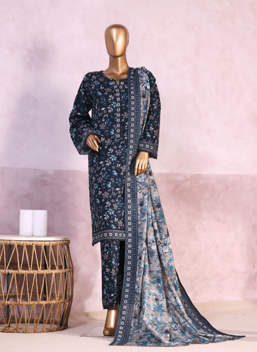 Bin Saeed | Stitched 3PC Printed Khaddar Collection
