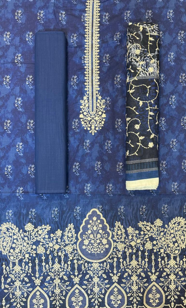Riwayat | Unstitched 3pc Embroidered Khaddar Collection