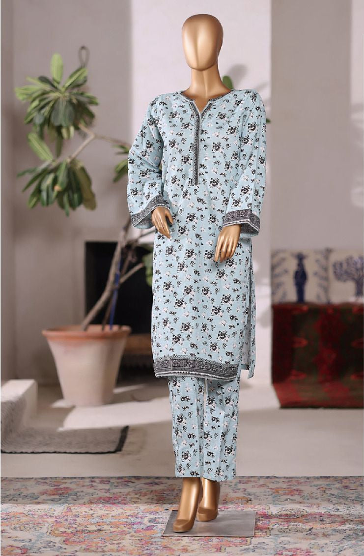 Bin Saeed Printed Khaddar Co-Ords Stitched Collection – 2PCS