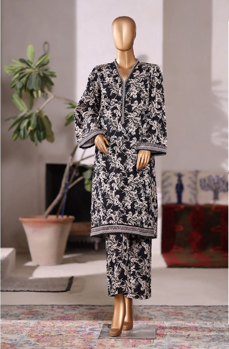 Bin Saeed  | Printed Khaddar Co-Ords Stitched Collection – 2PCS
