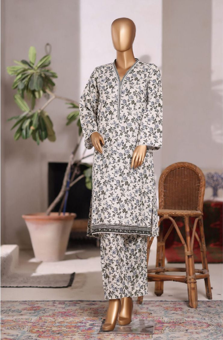 Bin Saeed  | Printed Khaddar Co-Ords Stitched Collection – 2PCS