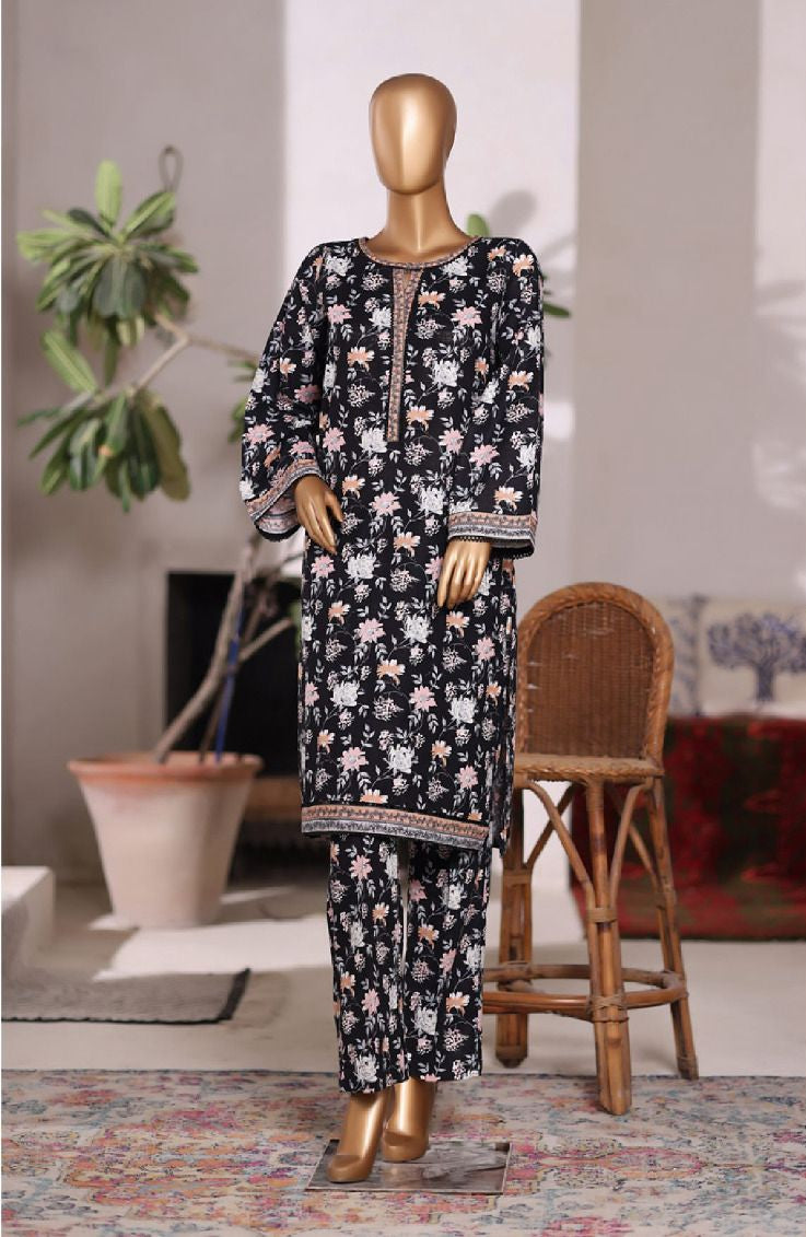 Bin Saeed  | Printed Khaddar Co-Ords Stitched Collection – 2PCS