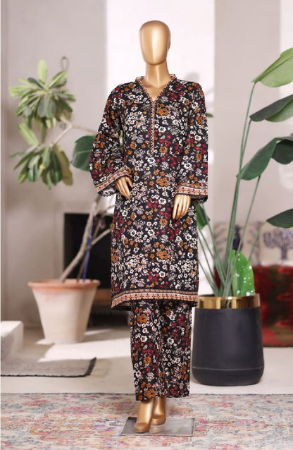Bin Saeed  | Printed Khaddar Co-Ords Stitched Collection – 2PCS