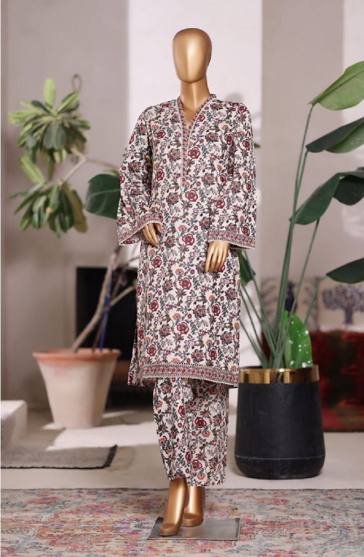 Bin Saeed  | Printed Khaddar Co-Ords Stitched Collection – 2PCS
