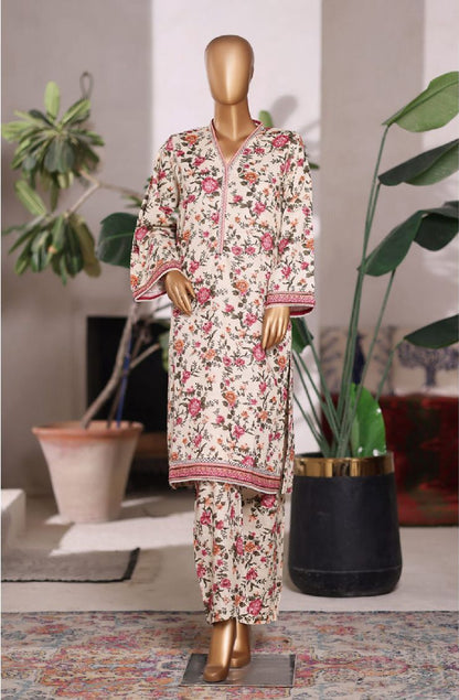 Bin Saeed  | Printed Khaddar Co-Ords Stitched Collection – 2PCS