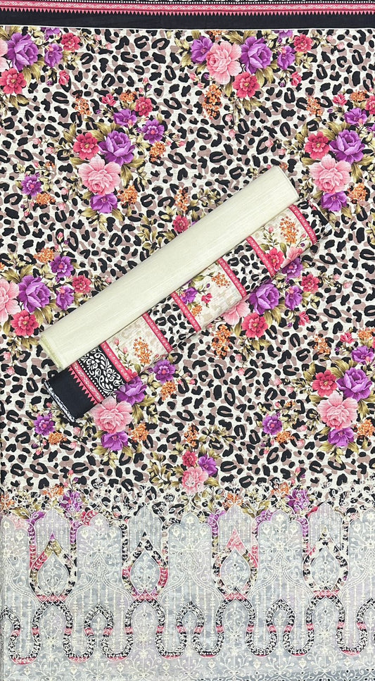 Riwayat | Unstitched 3pc Embroidered Khaddar Collection