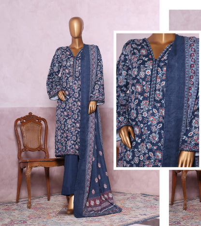Bin Saeed | Stitched 3PC Printed Khaddar Collection