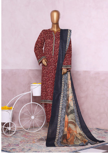 Bin Saeed | Stitched 3PC Printed Khaddar Collection