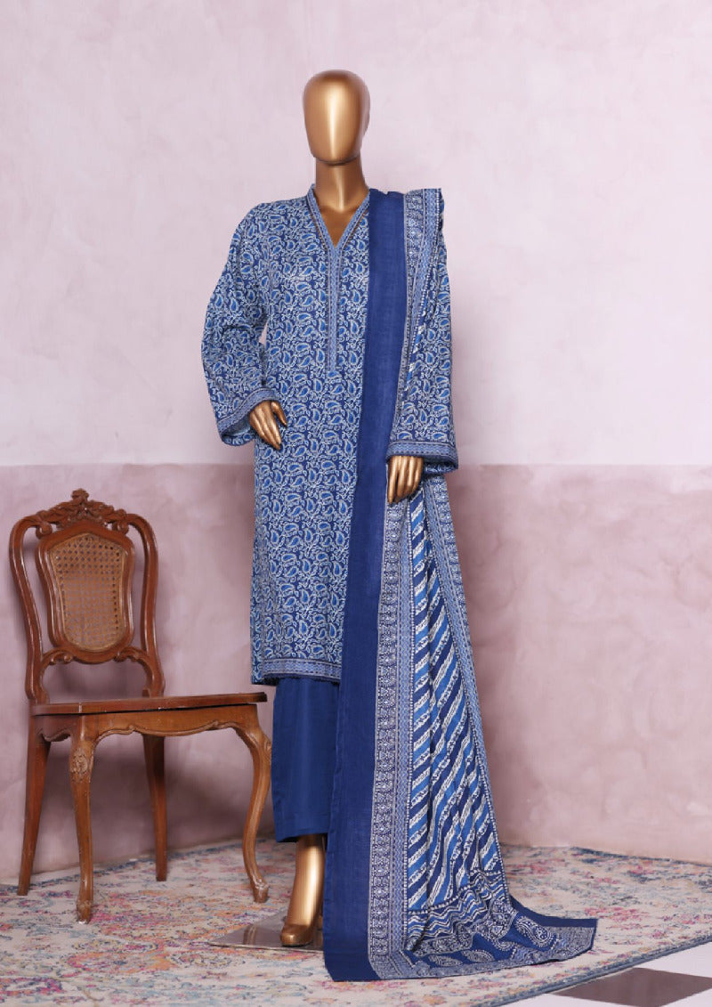 Bin Saeed | Stitched 3PC Printed Khaddar Collection