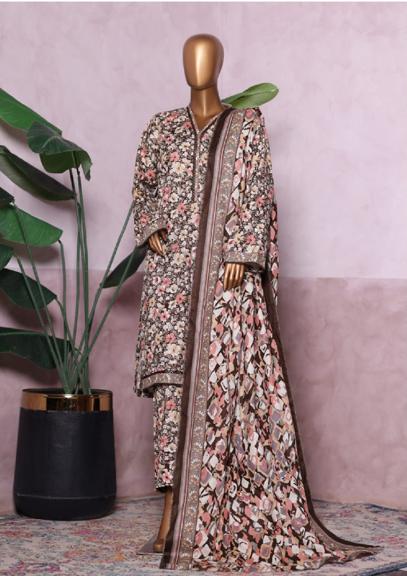 Bin Saeed | Stitched 3PC Printed Khaddar Collection