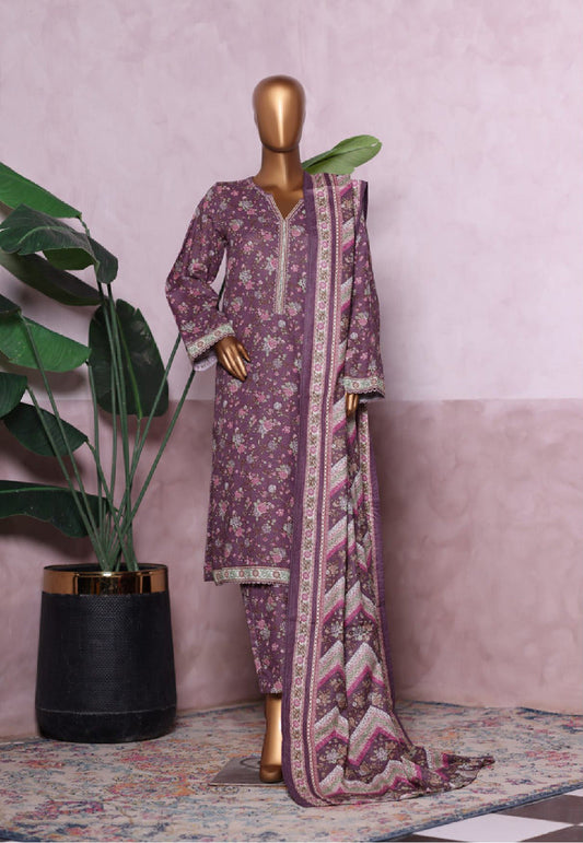 Bin Saeed | Stitched 3PC Printed Khaddar Collection