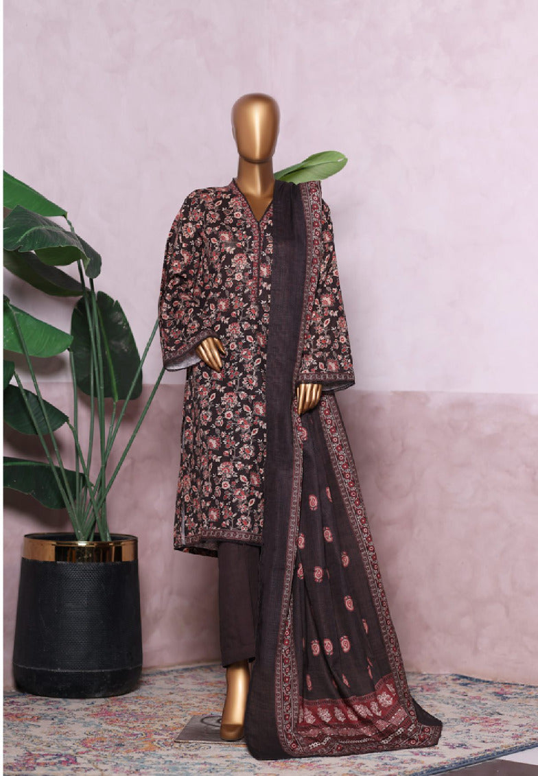 Bin Saeed | Stitched 3PC Printed Khaddar Collection