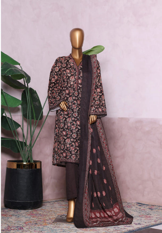Bin Saeed | Stitched 3PC Printed Khaddar Collection