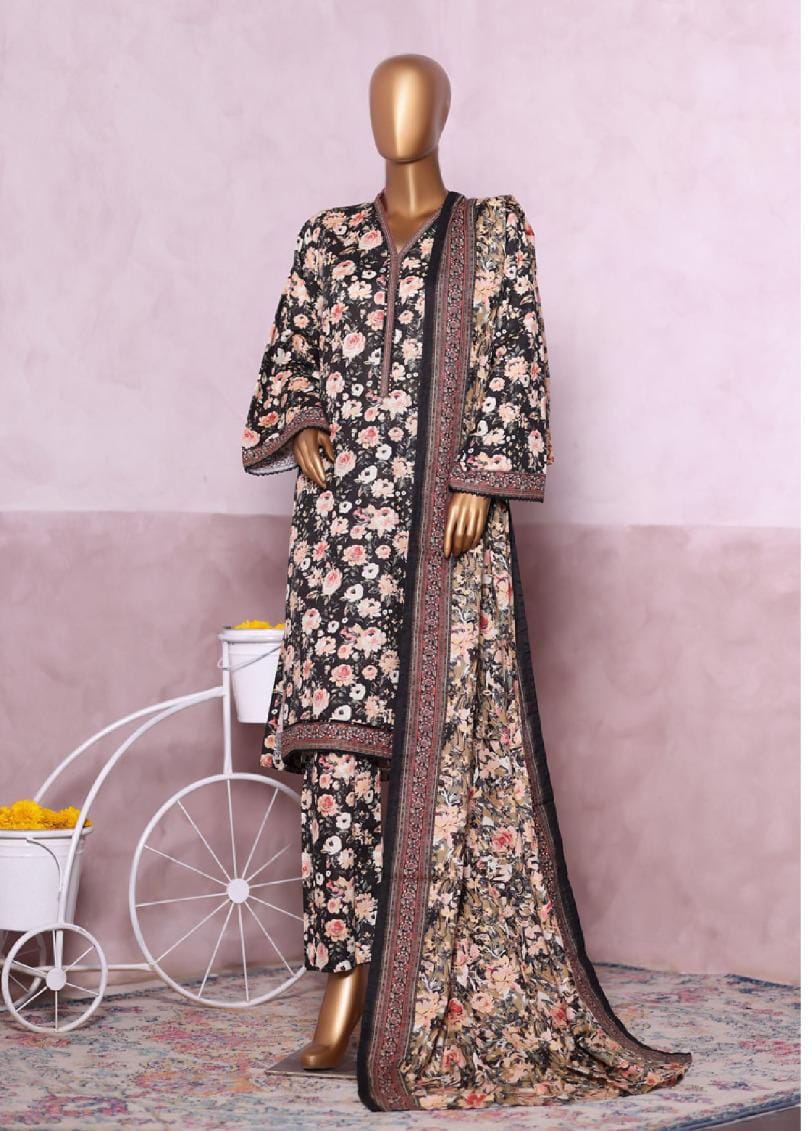 Bin Saeed | Stitched 3PC Printed Khaddar Collection