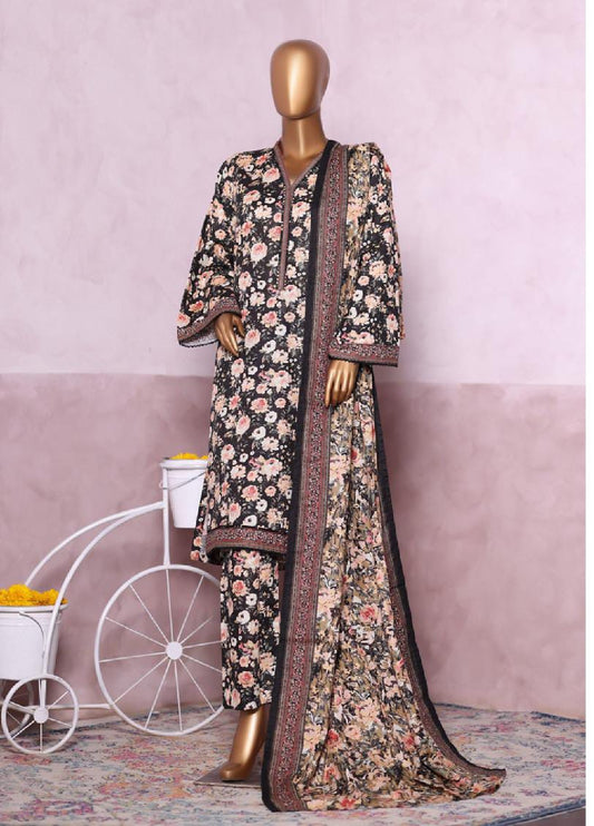 Bin Saeed | Stitched 3PC Printed Khaddar Collection