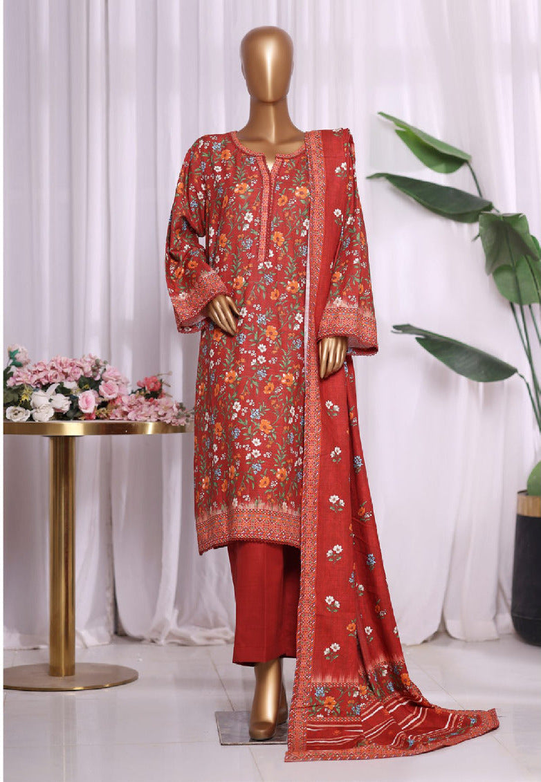 Bin Saeed | Stitched 3PC Printed Khaddar Collection
