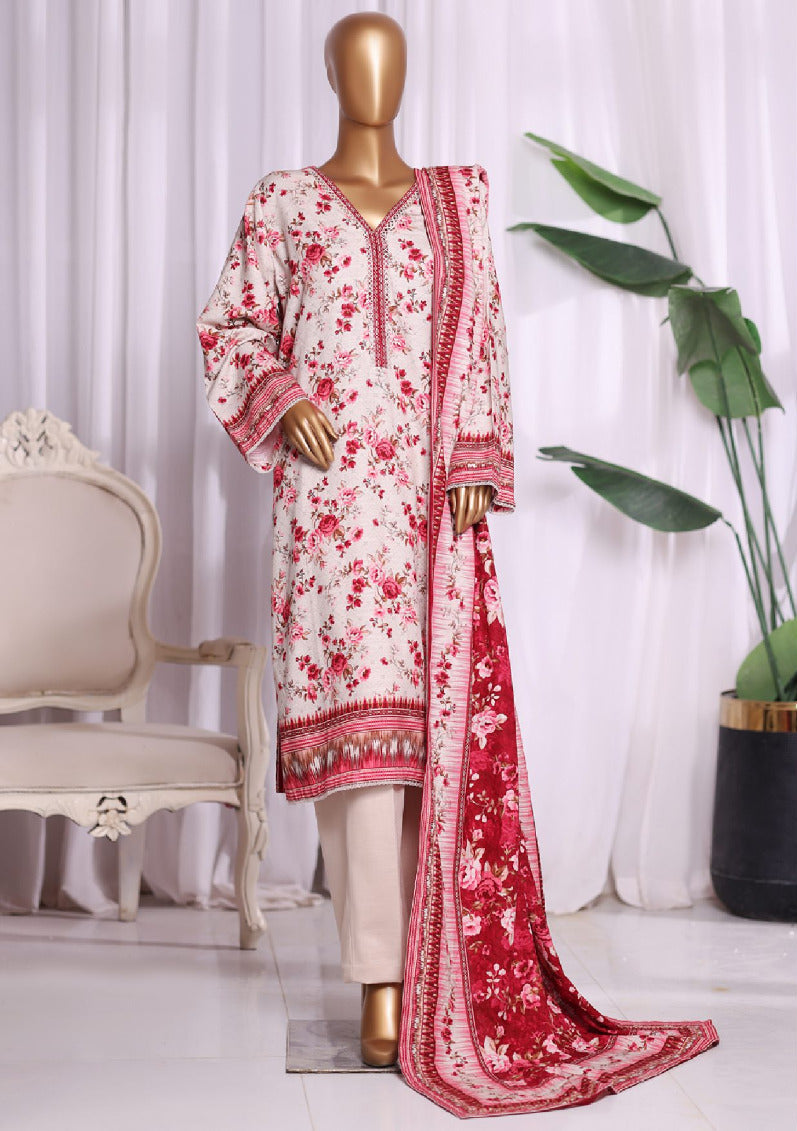 Bin Saeed | Stitched 3PC Printed Khaddar Collection
