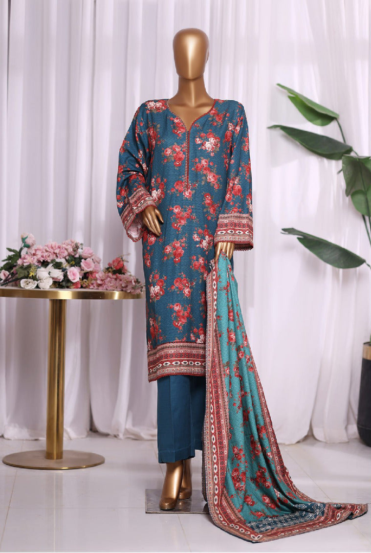 Bin Saeed | Stitched 3PC Printed Khaddar Collection