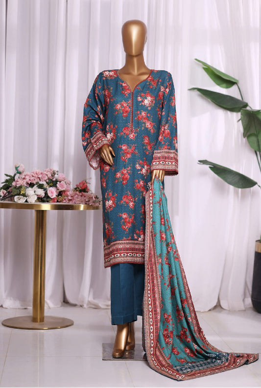 Bin Saeed | Stitched 3PC Printed Khaddar Collection