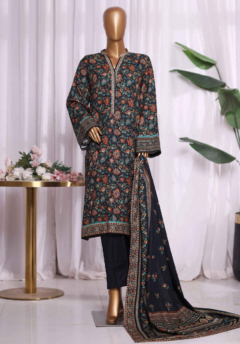 Bin Saeed | Stitched 3PC Printed Khaddar Collection
