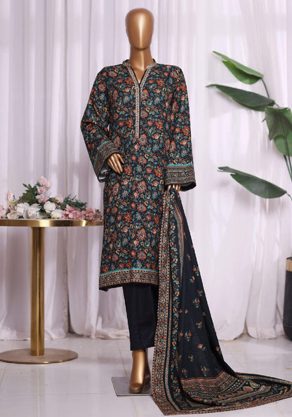 Bin Saeed | Stitched 3PC Printed Khaddar Collection