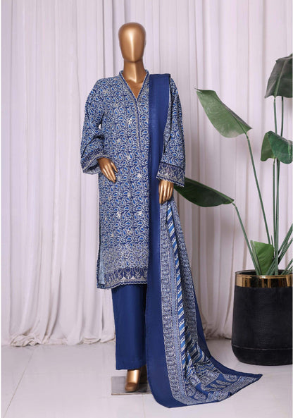 Bin Saeed | Stitched 3pc Embroidered Khaddar Collection