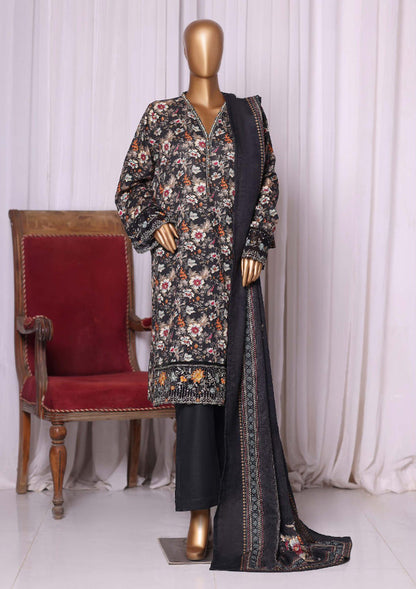Bin Saeed | Stitched 3pc Embroidered Khaddar Collection
